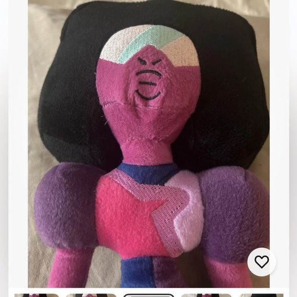 CARTOON NETWORK STEVEN UNIVERSE LARGE 16" GARNET PLUSH - Picture 3 of 5